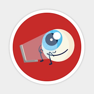 Cute eyeball character Magnet